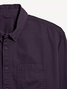 Image 3 of 3, Loose Fit Heavy-Brushed Twill Button-Down Shirt