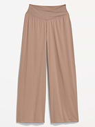 Image 2 de 2, Pantalon StudioSmooth à jambe large à taille croisée