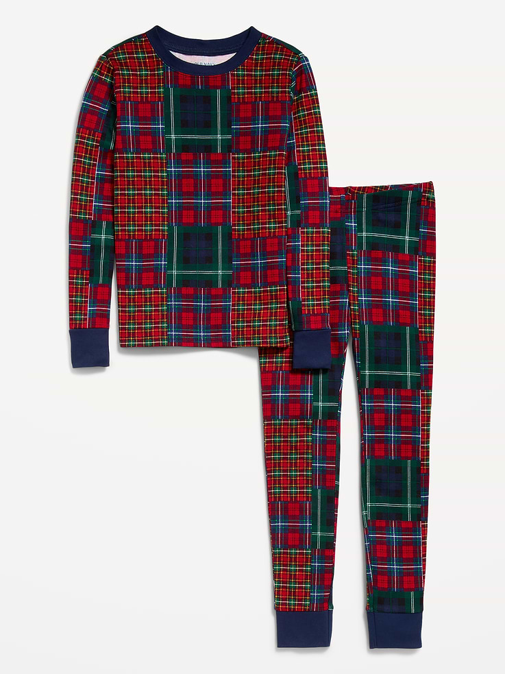 Image 2 of 2, Gender-Neutral Printed Snug-Fit Pajama Set for Kids