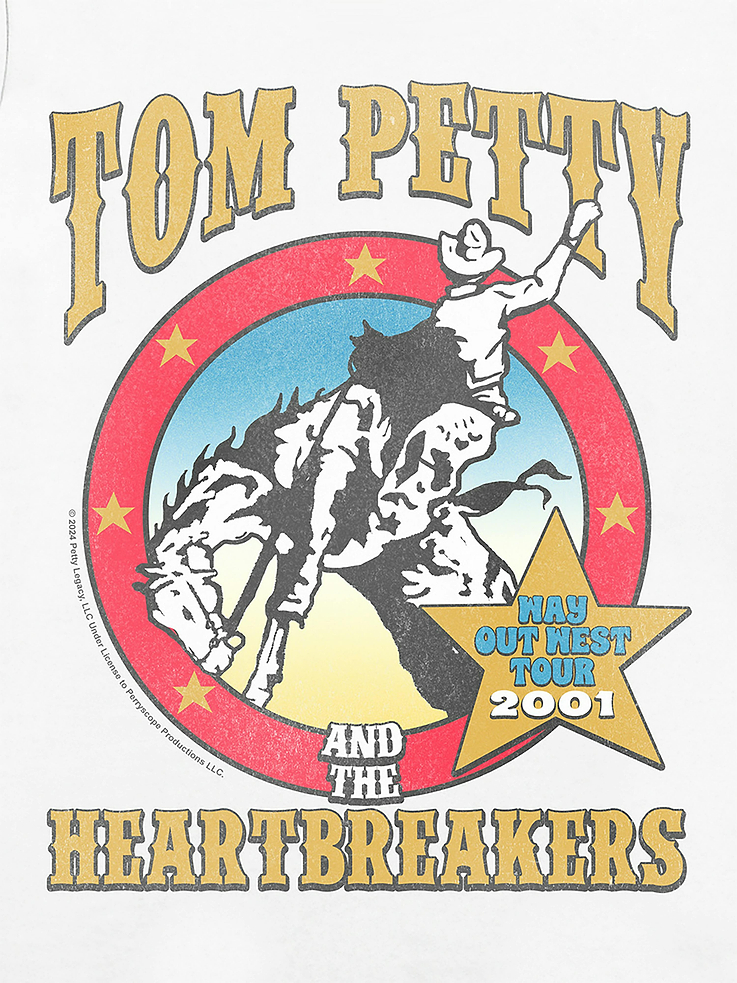 Image 2 of 4, Tom Petty Way Out West Graphic T-Shirt for Women