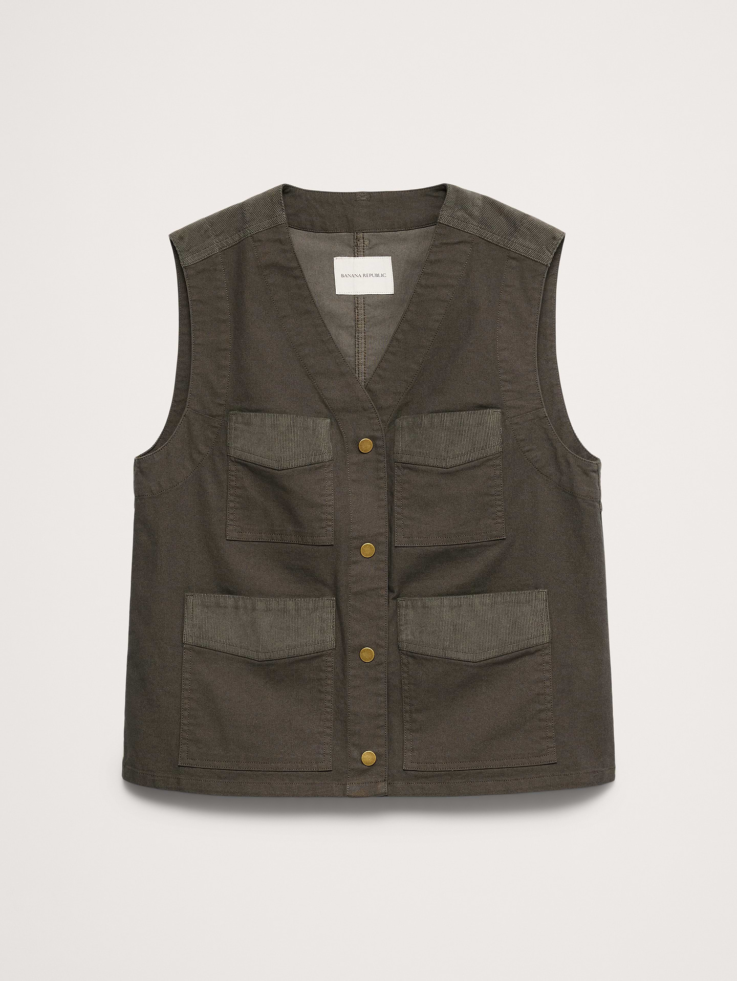 Image 5 de 8, Gilet utilitaire en coton extensible