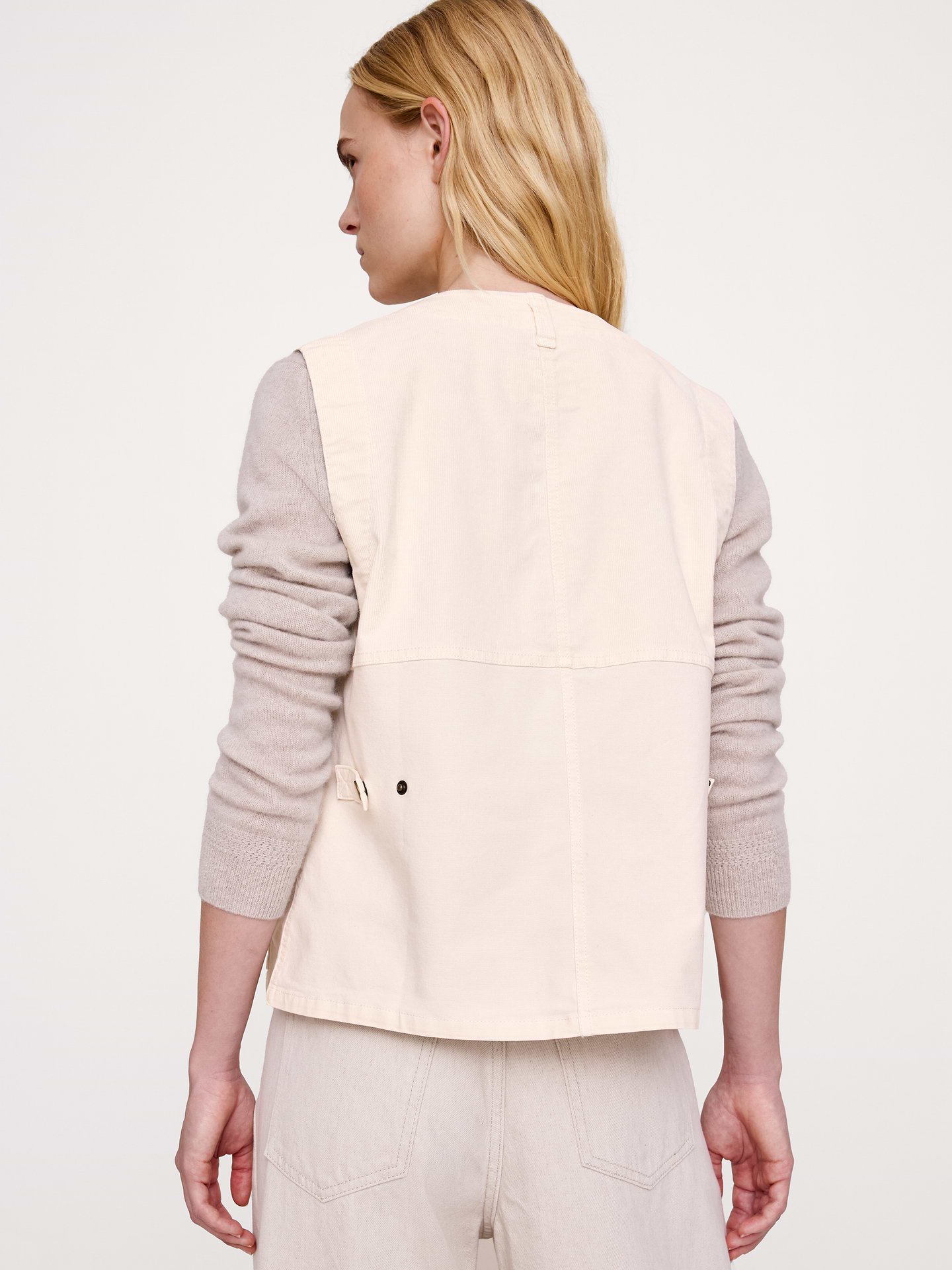 Image 8 de 8, Gilet utilitaire en coton extensible