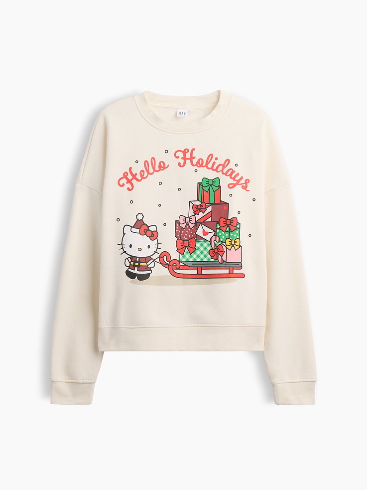 Image 2 of 2, Oversized Wedge Crewneck Sweatshirt