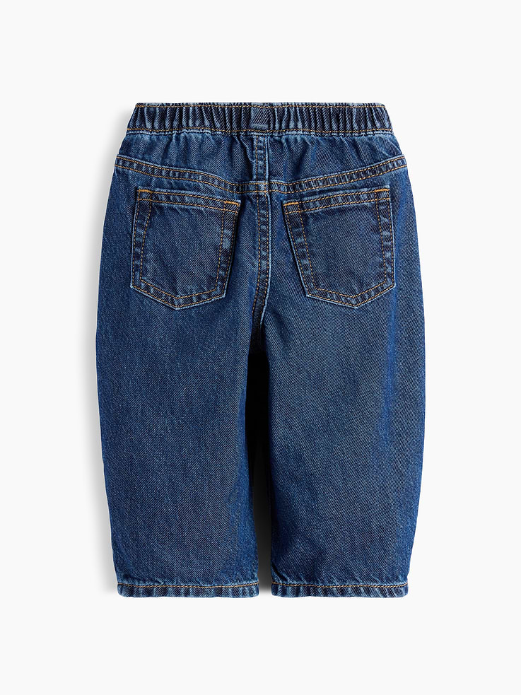 Image 2 de 4, Jean à taille extensible à applique de l’ourson Brannan pour Bébé