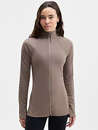 Image 1 of 3, FOR: Commuting, work, and travel, FEEL: Smooth matte jersey with an elevated drape and light stretch, FAVE: Two-way front zipper for customizable styling, Product #1178653