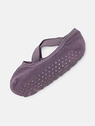 Image 1 of 3, FOR: Your Pilates flow and sessions in the studio, FEEL: Soft, breathable cotton with comfortable stretch, FAVE: Double straps for a secure fit, Grippy sole helps keep you grounded, Product #1184700