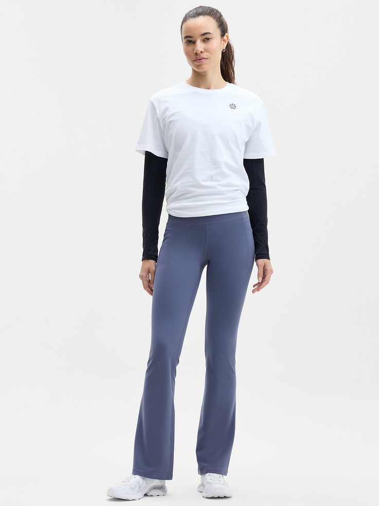 Image 1 of 6, FOR: Yoga or studio practice, FEEL: Powervita fabric is buttery soft with support that feels like a gentle hug, FAVE: Bonded side stash pockets to store your essentials, Made with our customer-favorite, second-skin Powervita fabric, our yoga leggings/pants are designed for your ultimate distraction-free practice, Product #1174492
