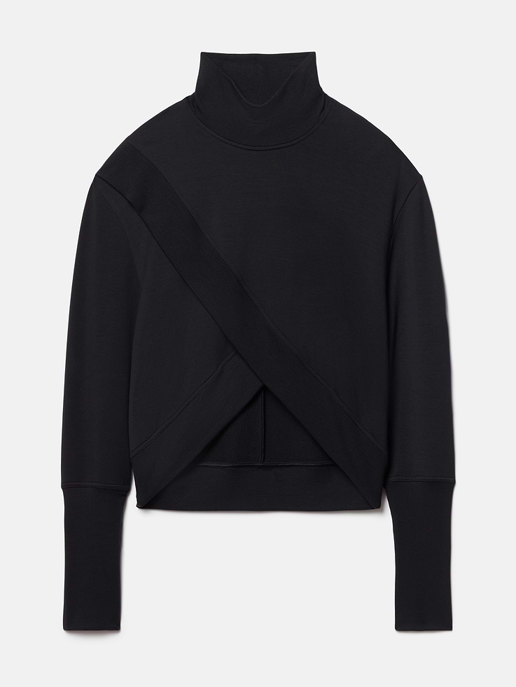 Image 6 of 6, Coaster Luxe Mock Neck Sweatshirt