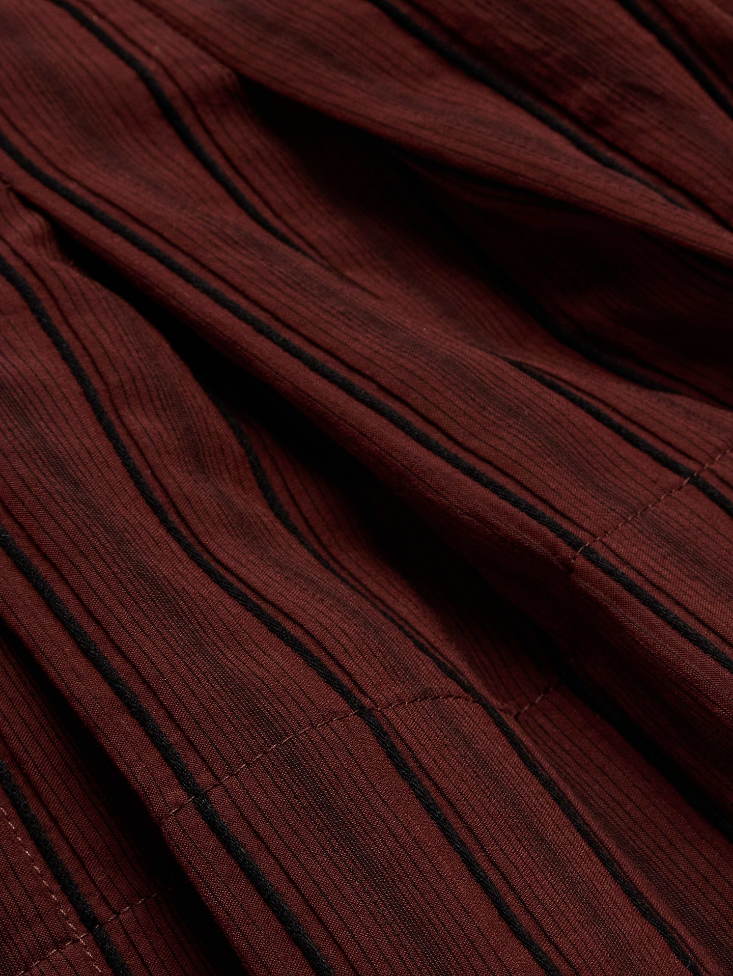 Image 5 of 8, Cinched-Waist Pleated Top