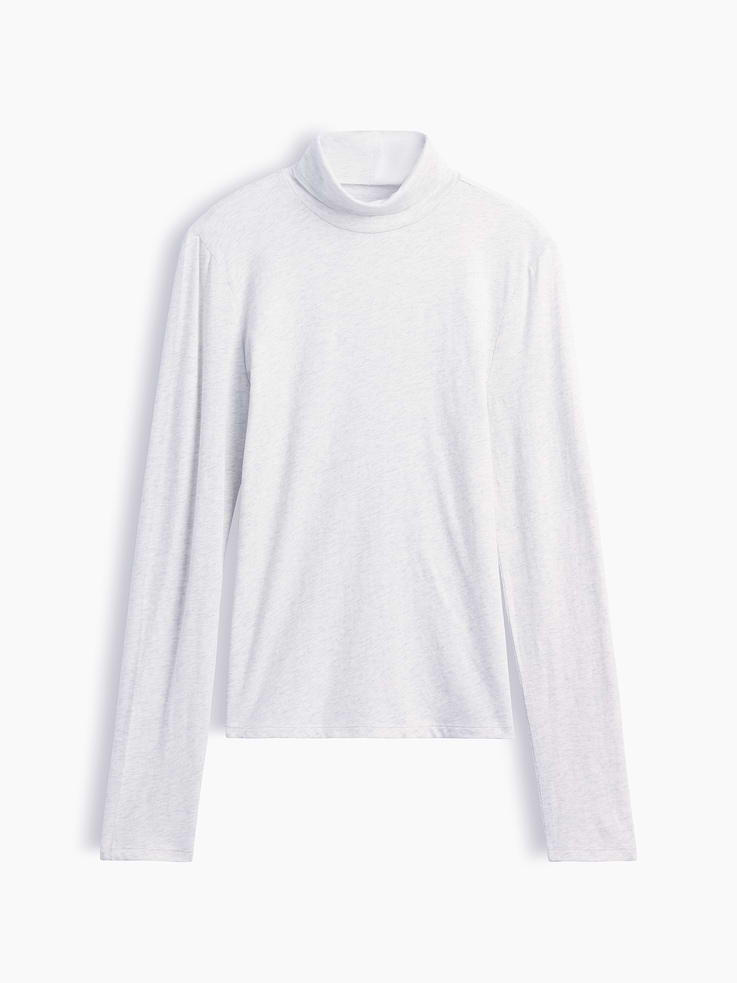 Image 6 de 6, T-shirt à col roulé authentique 100 % coton