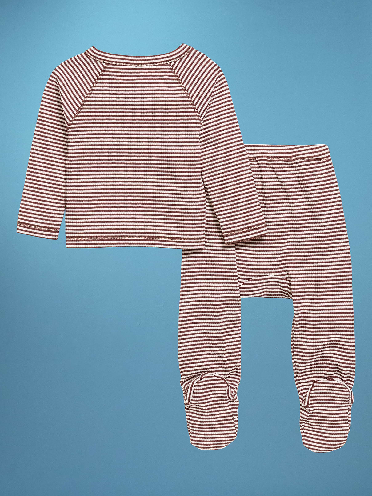 Image 3 of 4, Old Navy x Disney Bambi Wrap-Front Top and Footed Pants Set for Baby