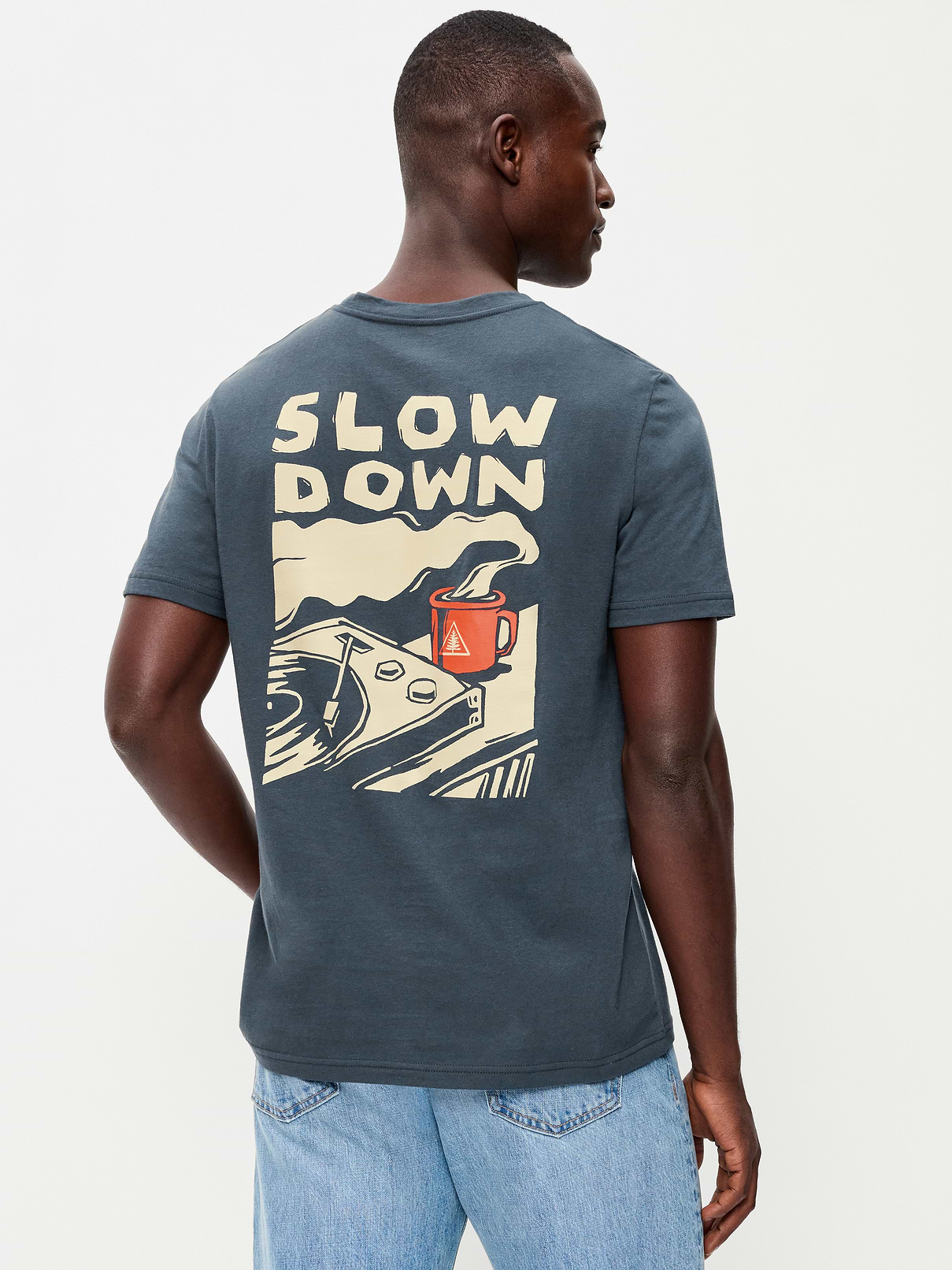 Image 2 of 3, Soft-Washed Crew-Neck Graphic T-Shirt