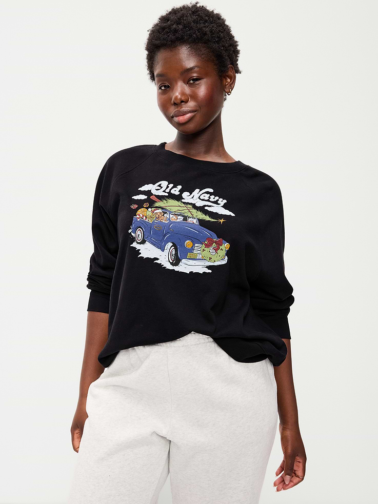 Image 2 of 7, SoComfy Oversized Tunic Sweatshirt