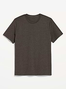 Image 1 of 2, rib-knit crew neck, short sleeves, Product #687821