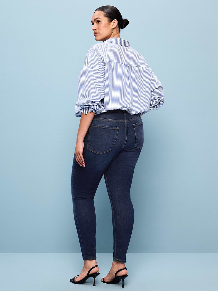 Image 10 of 10, Mid-Rise Rockstar Super-Skinny Jeans