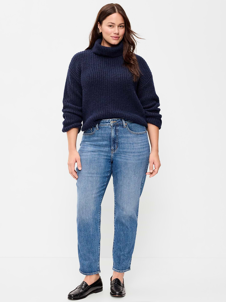 Image 6 de 8, Jean OG profilé droit à taille haute longueur cheville