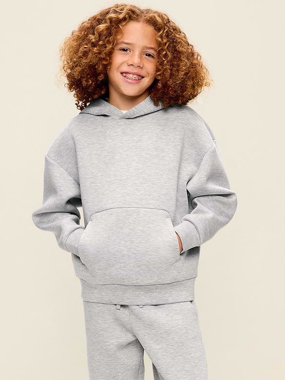 Bounce Fleece Oversized Pullover Hoodie for Boys