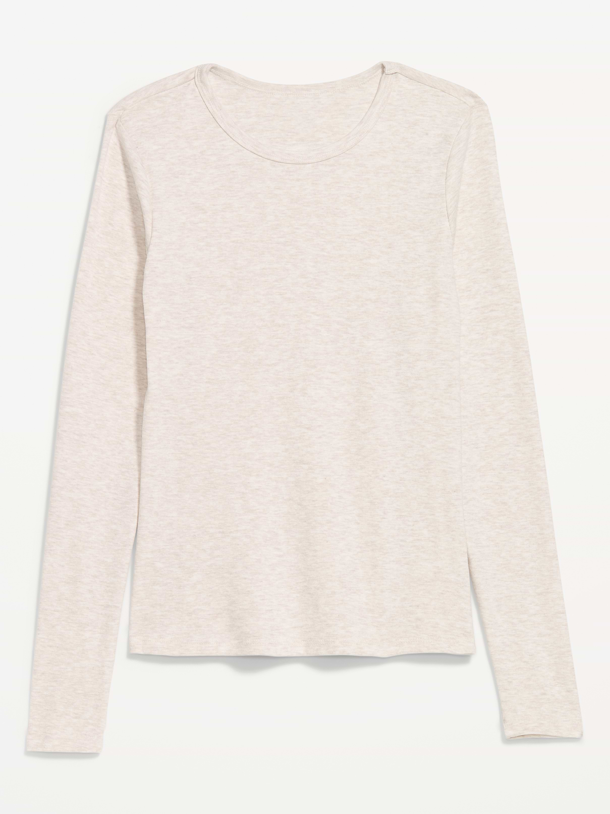 Image 2 of 3, Snug Crew-Neck Long Sleeve T-Shirt