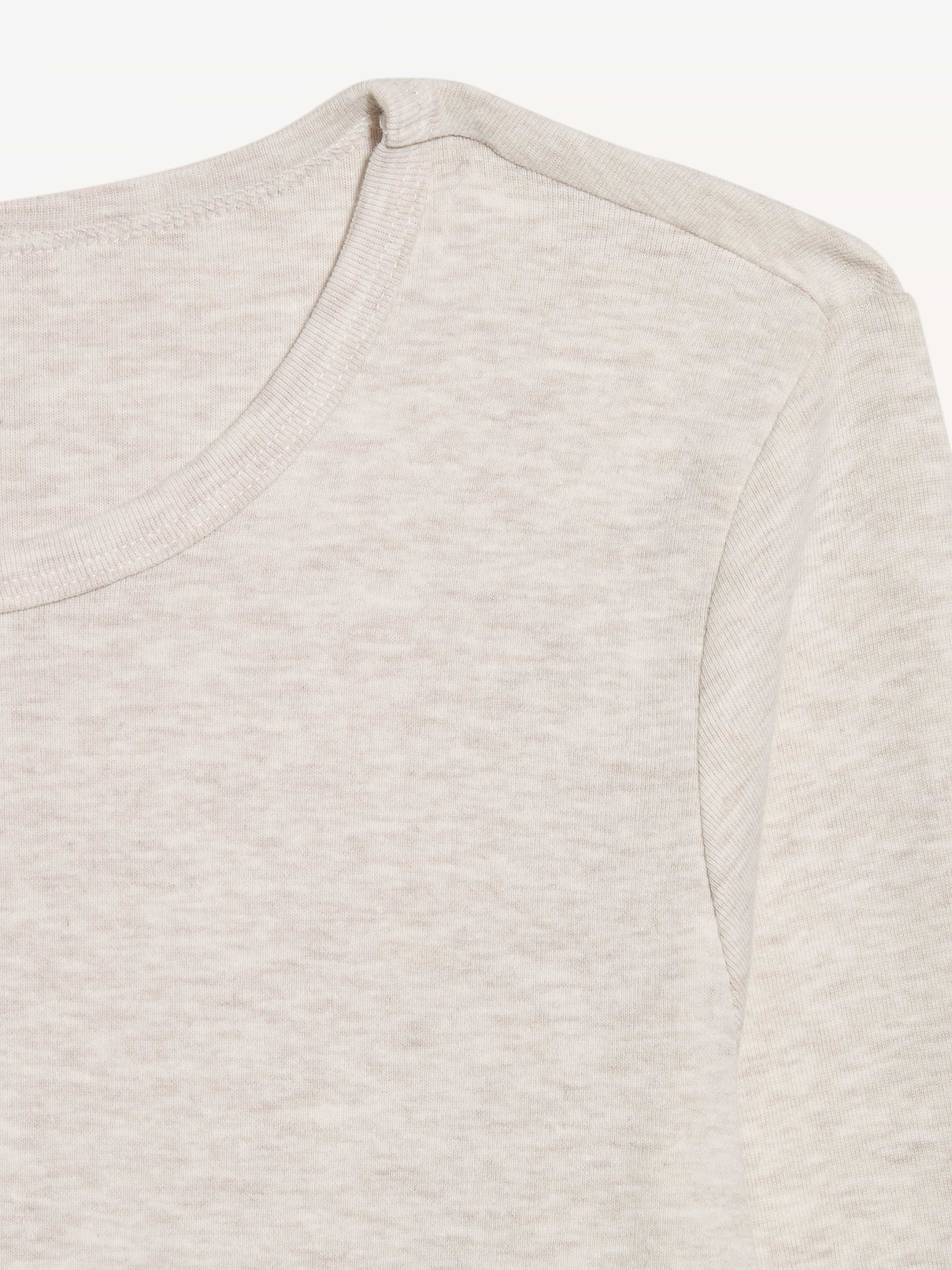 Image 3 of 3, Snug Crew-Neck Long Sleeve T-Shirt