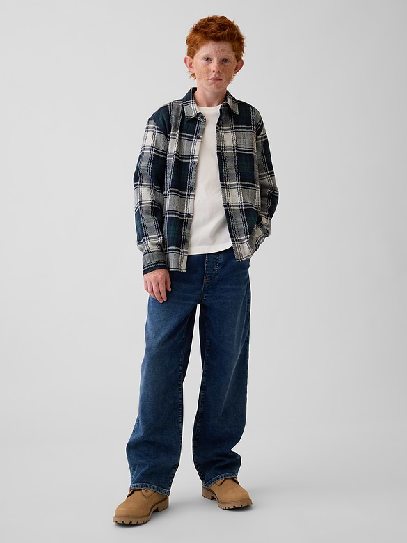 Kids Knit Easy Baggy Jeans