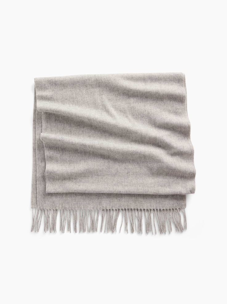 Image 1 of 3, Soft wool-blend scarf., Fringed ends., Product #1185718