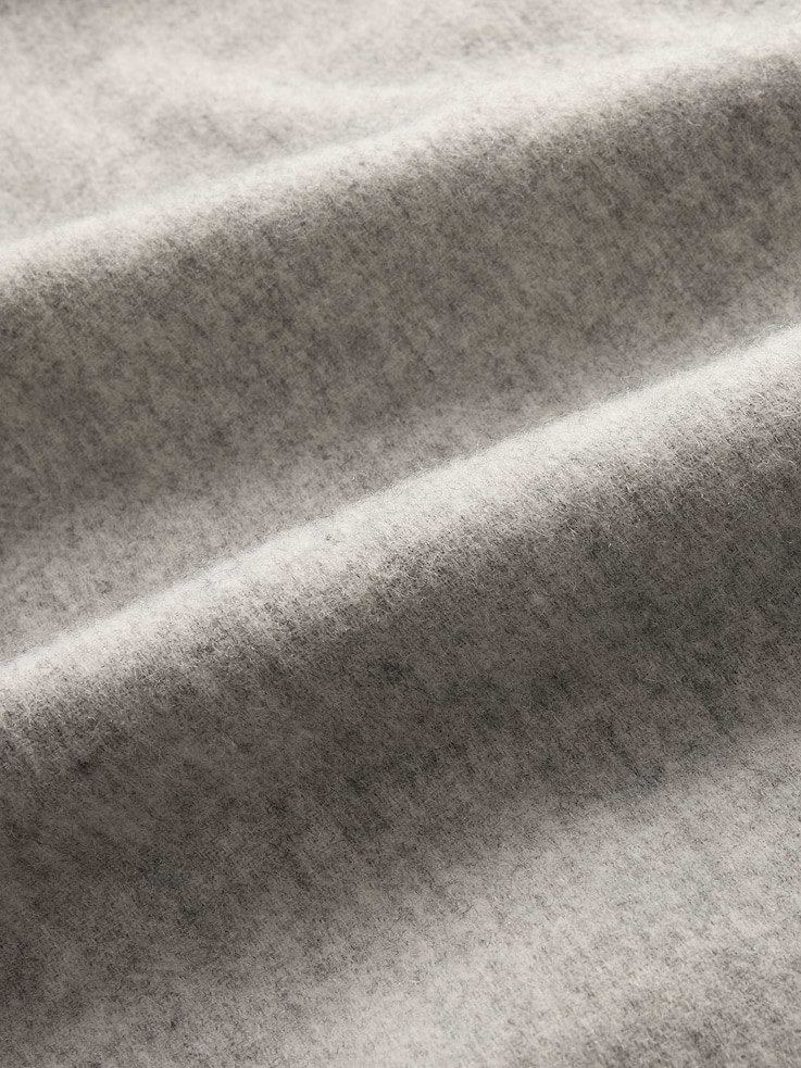 Image 3 of 3, Wool-Blend Fringe Scarf