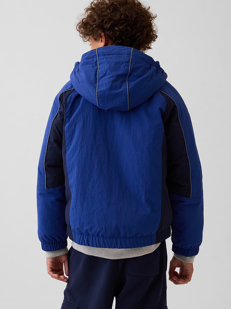 Image 3 de 5, Veste rembourrée de moyenne épaisseur en matière recyclée pour enfant