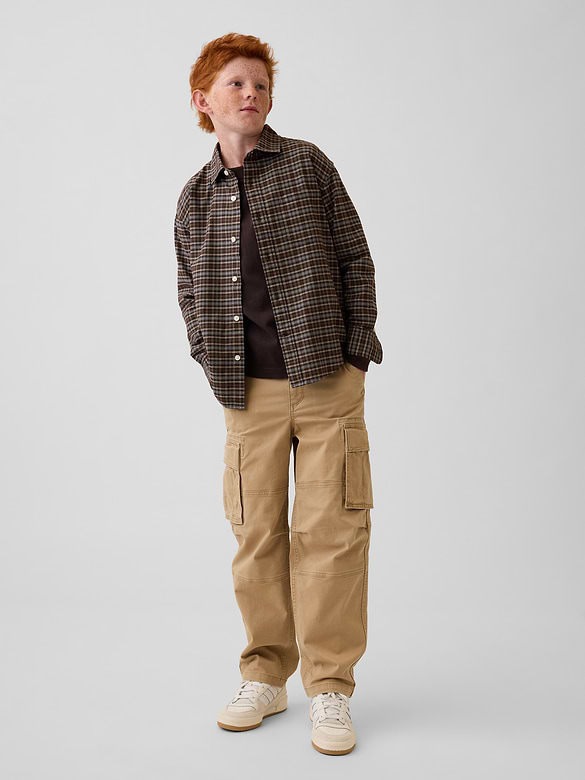 Kids Loose Cargo Pants