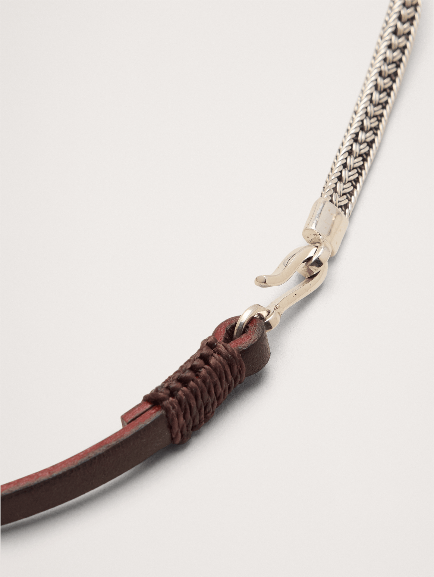 Image 2 of 2, Artisan Woven Leather Bracelet by Caputo And Co