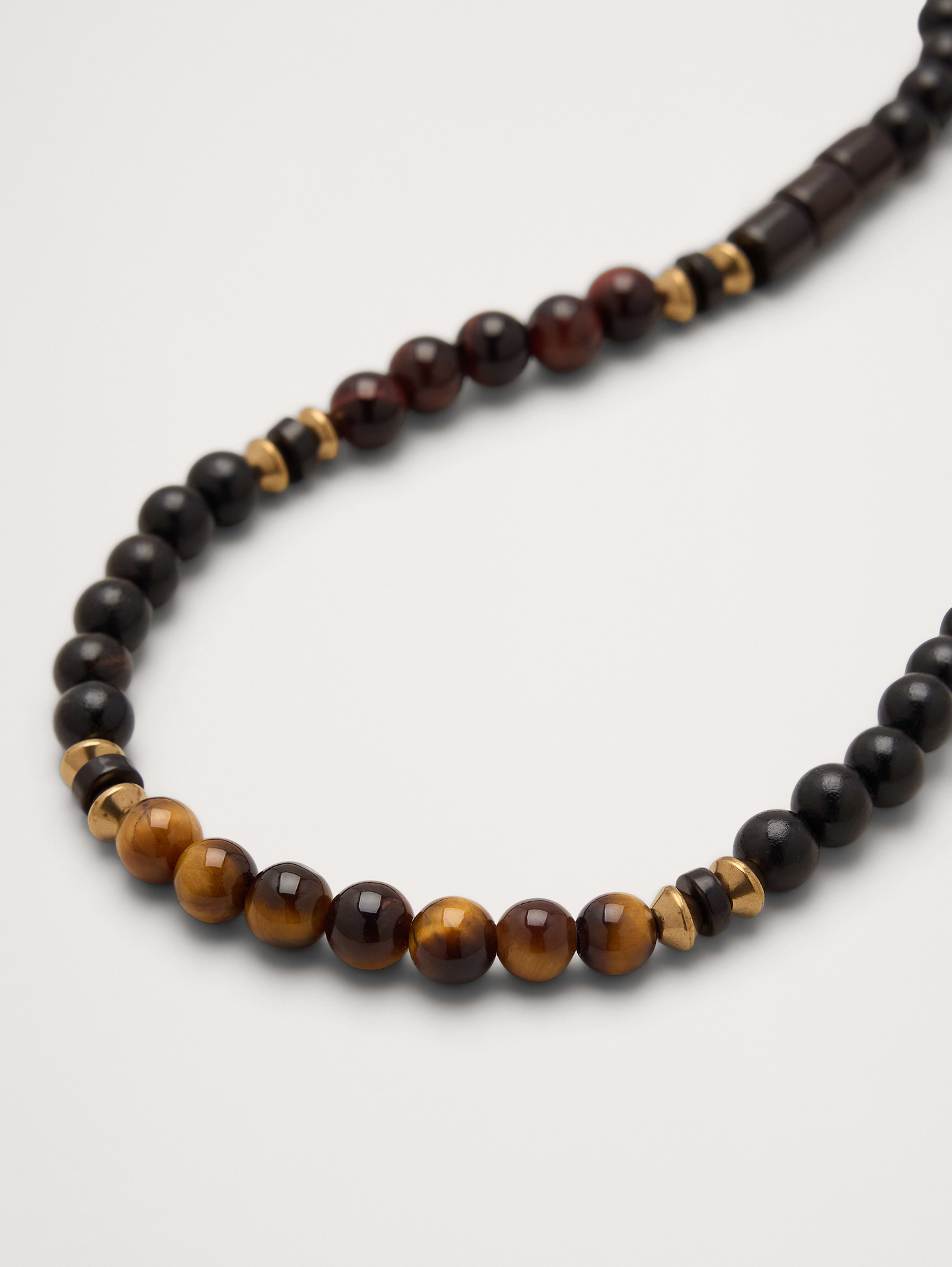 Image 3 of 3, Gem And Wood Beaded Necklace by Caputo And Co