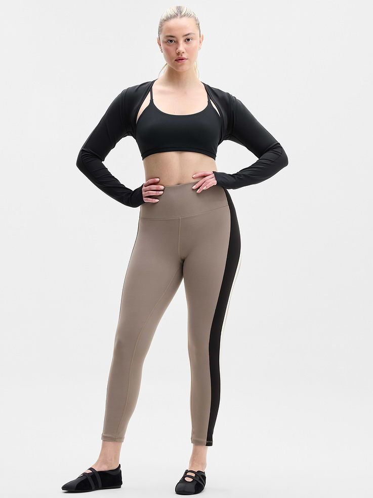 Image 4 of 6, Salutation Graphic Stripe Legging