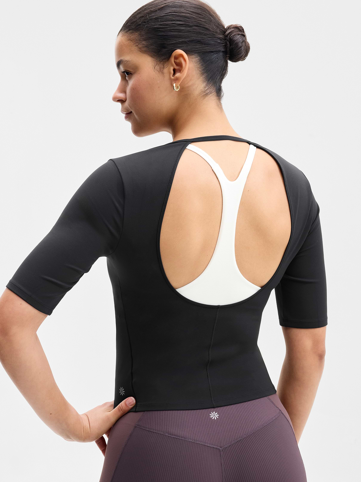 Image 3 of 3, Transcend Midi Sleeve Tee