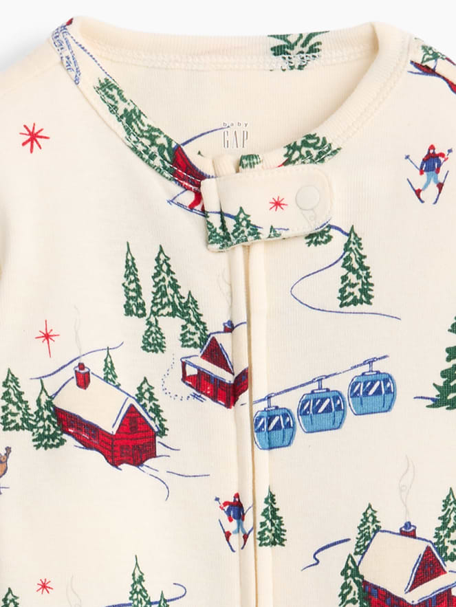 Image 3 of 3, Baby & Toddler Organic Cotton Print One-Piece