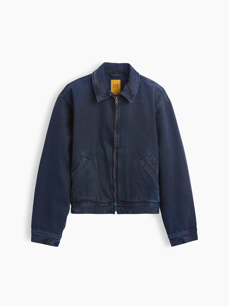 Image 5 of 6, Denim Boxy Workwear Jacket