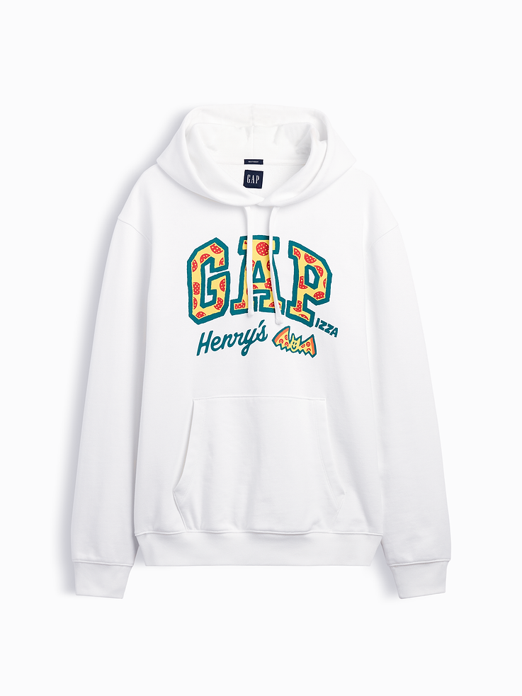 Image 7 of 8, Adult Heavyweight Logo Hoodie by Henry's Pizza