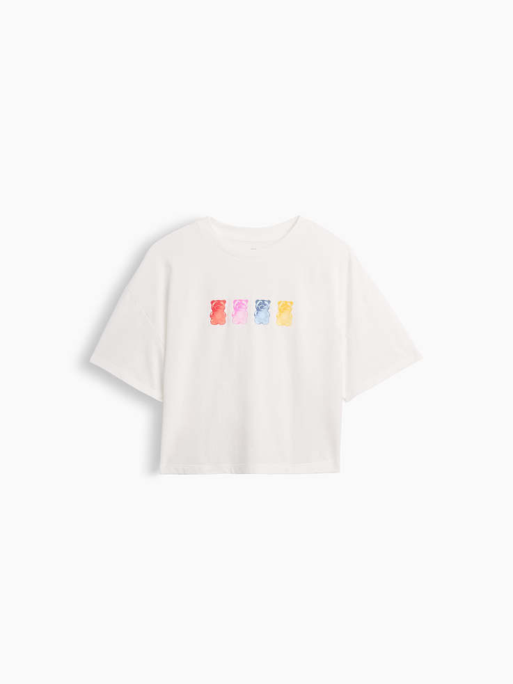 Image 2 de 3, T-shirt surdimensionné droit pour Enfant