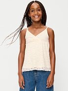 Image 1 of 3, wrap-style neckline, adjustable straps, seamed waist, scalloped hem, Product #1183711
