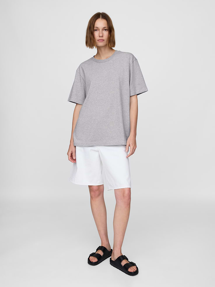 Image 2 de 8, T-shirt décontracté en tissu épais pour Adulte