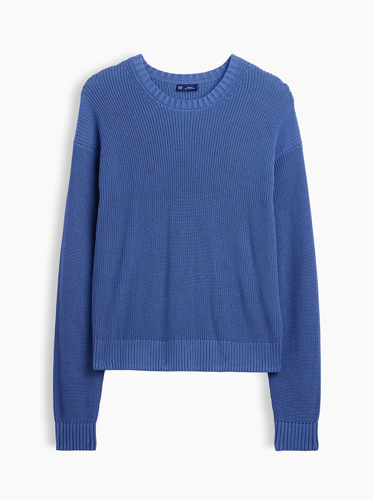 Image 5 of 5, Relaxed Shaker Sweater