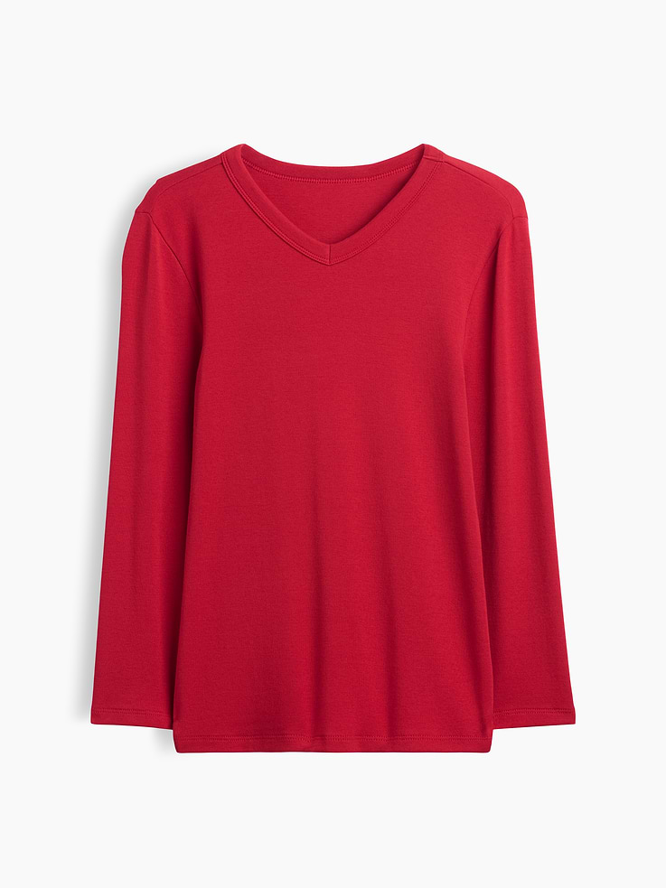 Image 5 of 5, Modern High V-Neck T-Shirt