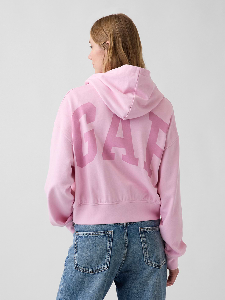Image 3 of 6, VintageSoft Terry Logo Hoodie