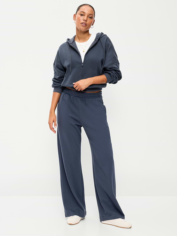 High-Waisted SoComfy Wide-Leg Sweatpants