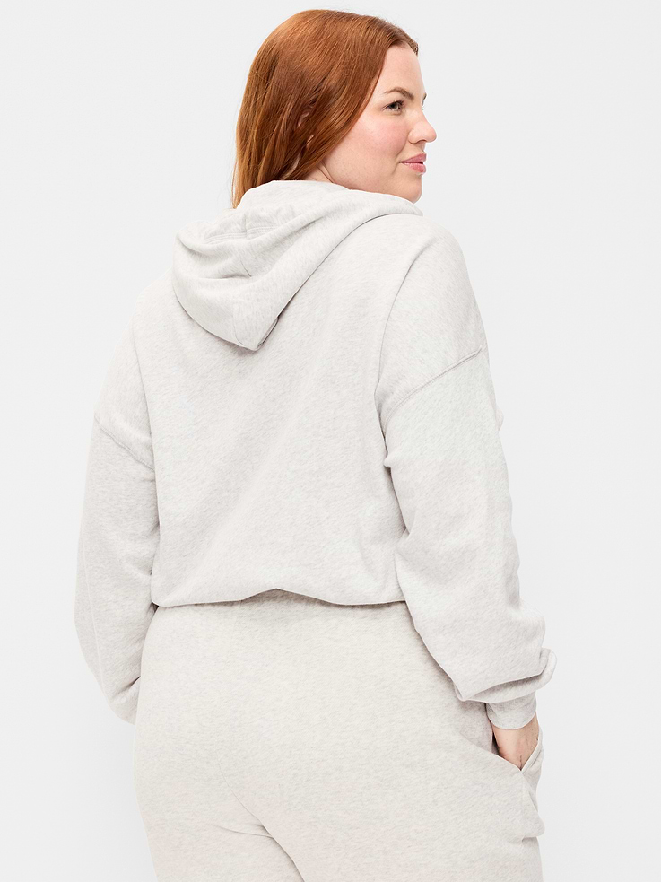 Image 6 of 6, SoComfy Bubble-Hem Hoodie Sweatshirt