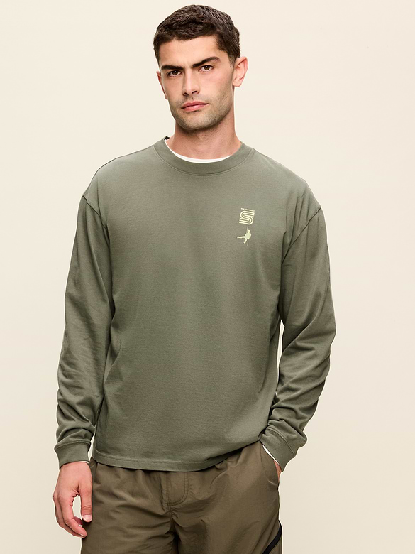 Lived-In Pro Long-Sleeve Graphic T-Shirt