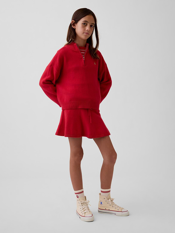 Kids CashSoft Sweater Skort