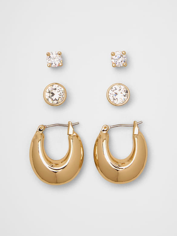 Shine Stud Earrings Multipack