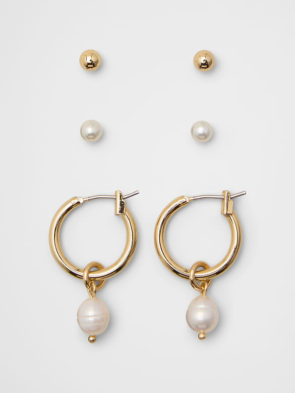 Pearl Earrings Multipack
