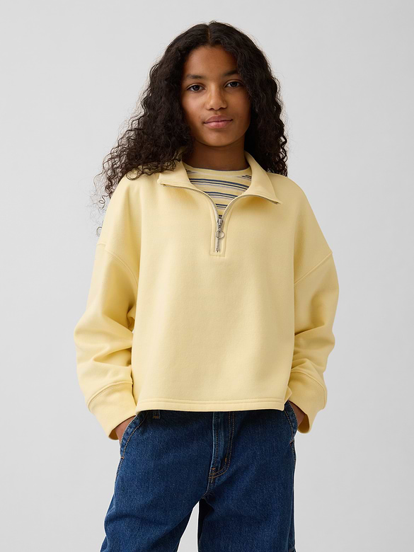 Kids VintageSoft Oversized Quarter-Zip Pullover