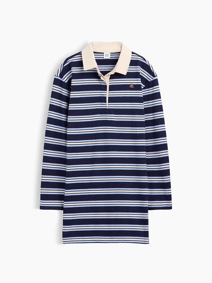 Image 2 of 3, Kids Relaxed Rugby Polo Dress
