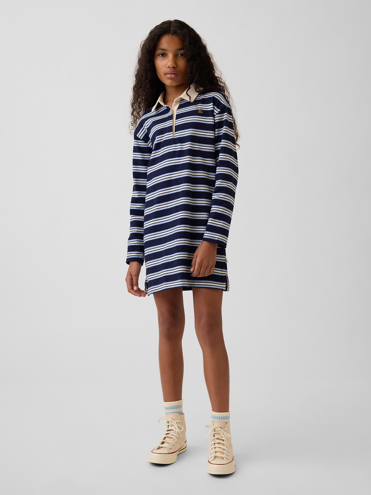 Kids Relaxed Rugby Polo Dress